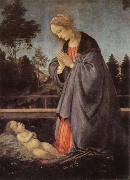 Filippino Lippi adoration of the child USA oil painting artist